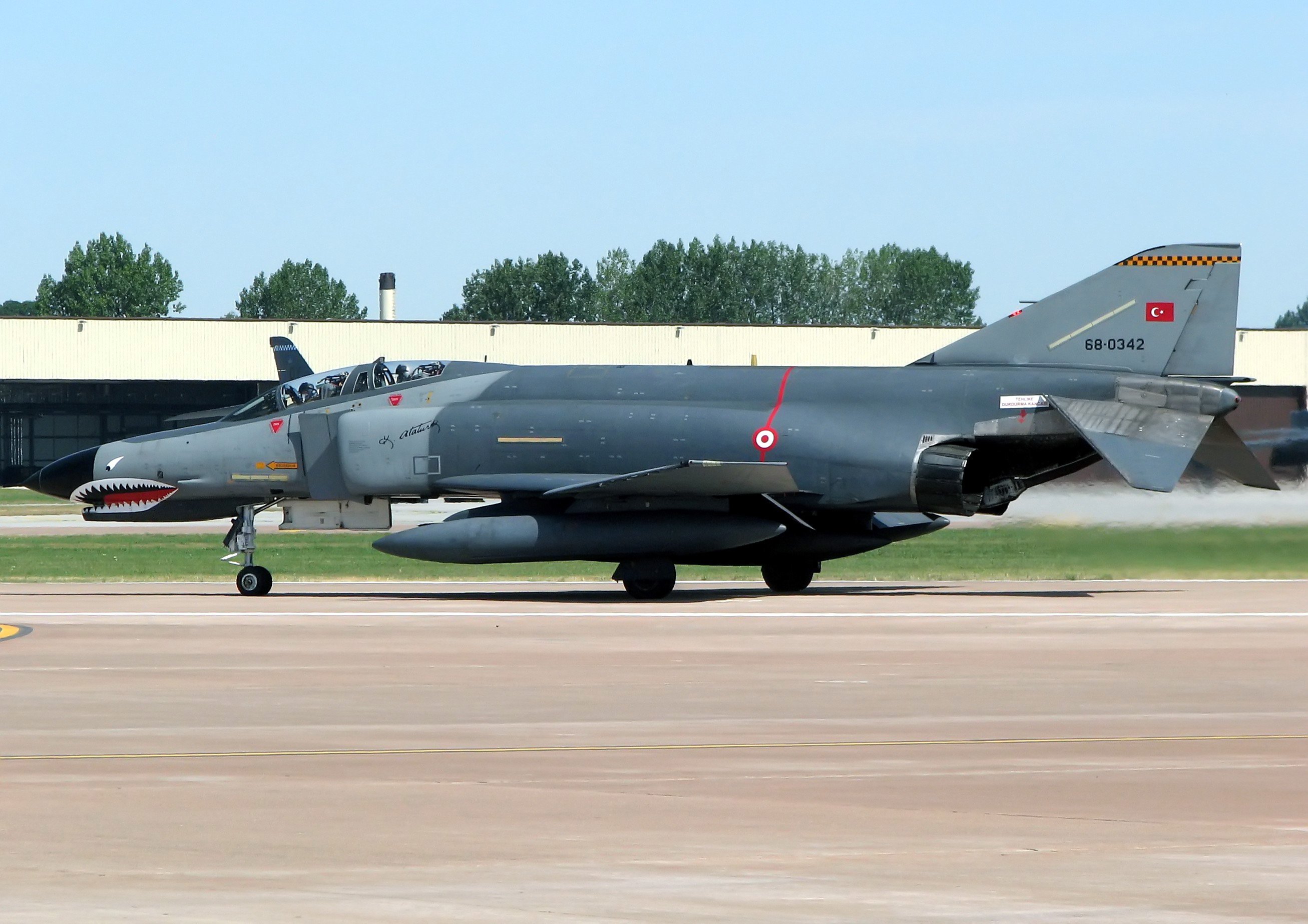 Turkish Air Force RF-4E Phantom reconnaissance aircraft