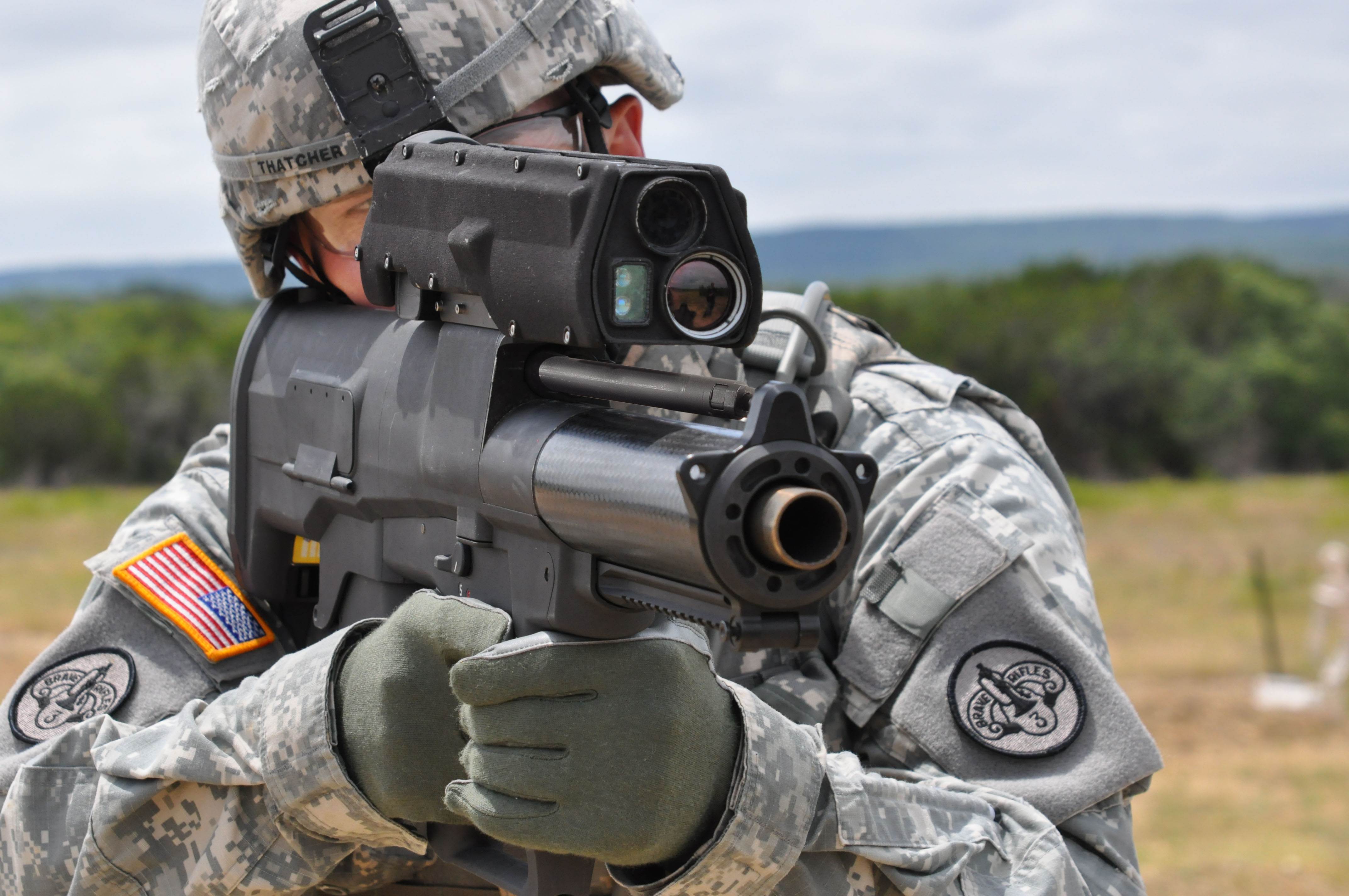 The US Army’s XM25 25mm Counter Defilade Target Engagement system