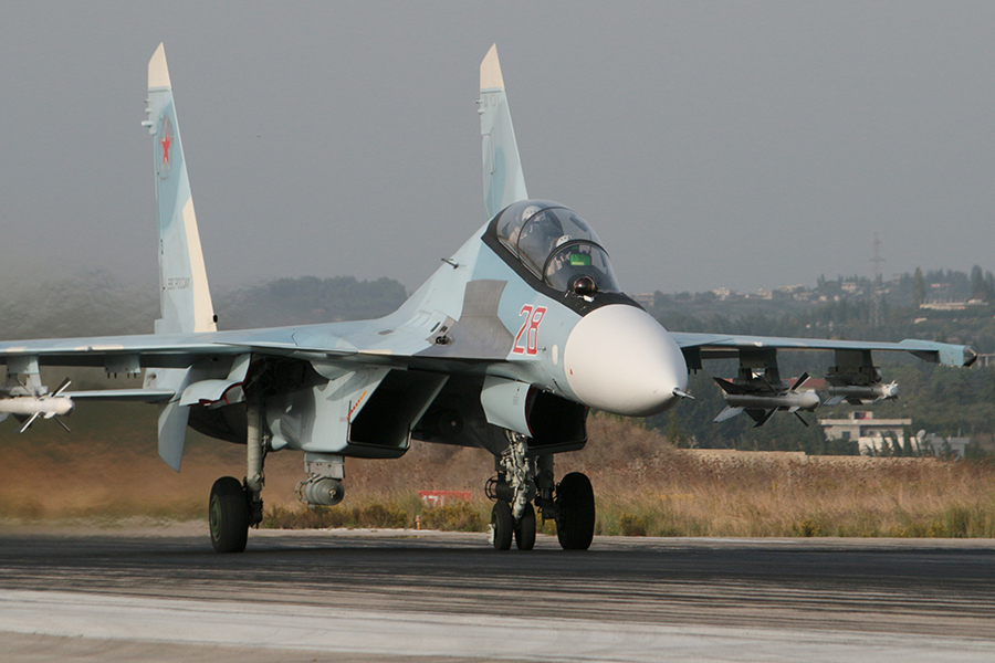 Sukhoi Su-30SM fighters