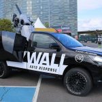 OpenWorks and SteelRock introduce the first combined vehicle-mounted Net Capture and RF Defeat system Skywall