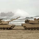 All Change at the Corps: Force Design 2030 M1A1 Abrams Tank offload Ssang Yong 14