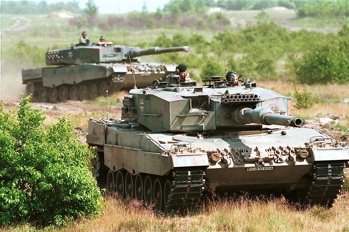 Leopard 2A4 tanks are destined for service with the Ukrainian Army.