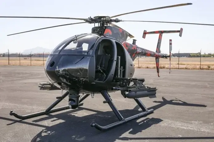 md-helicopters-unveils-md-cayuse-warrior-plus-tactical-scout-helicopter