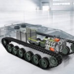 Hybrid and Over 1100 Kw Strong: Rolls-Royce Presents New mtu Propulsion Concepts for Military Vehicles of the Future Rolls-Royce mty hybrid concept for land defence vehicles